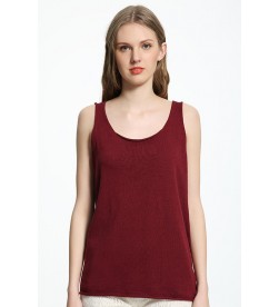 Burgundy Tank Top